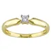 Stella Grace 10k Gold 1/10 Carat T.W. Diamond Solitaire Engagement Ring, Women's, Size: 7.50, White