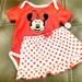 Disney Matching Sets | Baby Minnie Mouse Onesie Skirt 3-6 Mos Dots | Color: Red/White | Size: 3-6mb