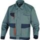 Deltaplus DMVESGOPT D-Mach Arbeitsjacke Aus Polyester / Baumwolle, Grau-Orange, Größe S