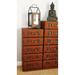 Steelside™ Isabel 5 Drawer 16" W Lingerie Chest Wood in Brown | 35 H x 16 W x 13 D in | Wayfair 3EBCACB3D4BC4D72A694560DF08DC229