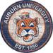 Auburn Tigers 24'' Round Heritage Logo Sign