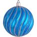 The Holiday Aisle® 4 3/4" (120mm) Ornament, Commercial Grade Shatterproof , Ornament Decorations in Gray/Blue | 11 H x 11 W x 6 D in | Wayfair