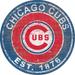 Chicago Cubs 24'' Round Heritage Logo Sign