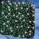 The Holiday Aisle® Alsager Solar Powered Integrated LED Outdoor Wall Lantern Plastic in White | 7.28 H in | Wayfair