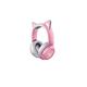 Razer Kraken Bluetooth Kitty Edition - Kabelloses Bluetooth-Gaming-Headset (Chroma-RGB, Internes Mikrofon, 40-mm-Treiber, Ohrmuschel-Bedienelemente) Quartz Pink