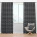 Design Art Mid-Century 3D Floral Semi-Sheer Thermal Rod Pocket Single Curtain Panel Polyester/Linen | 84 H in | Wayfair CTN24642-52-84