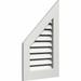 Ekena Millwork Half Peaked Top Left Functional Gable Vent w/ 1" x 4" Flat Trim Frame | 27 H x 23 W in | Wayfair GVPPL18X2201FUN-11