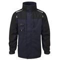 Tuff Stuff Cleveland Fleece Lined Men's Windproof Warm Work Coat Jacket S-3XL (Navy, S)