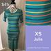 Lularoe Dresses | Lularoe Julia | Color: Green | Size: Xs