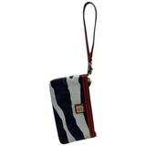 Dooney & Bourke Bags | Dooney & Bourke Black White Red Leather Wristlet | Color: Black/White | Size: Os