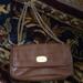 Michael Kors Bags | Authentic Brown Crocodile-Like Leather Mk Bag | Color: Brown | Size: Os