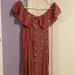 American Eagle Outfitters Dresses | American Eagles Outfitters M Red Paisley Dress | Color: Pink/Red | Size: M