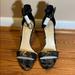 Nine West Shoes | Nib Nine West Pewter Multi Mana Sandal Heels | Color: Gray/Silver | Size: 8.5