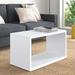 Zipcode Design™ Albury Floor Shelf Coffee Table w/ Storage Wood/Faux Marble in Gray/Brown | 18 H x 42 W x 18 D in | Wayfair