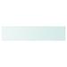 Ebern Designs Wall Shelf Floating Shelf Display Shelf Wall Mounted Tempered Glass in White | 0.31 H x 35.4 W x 7.9 D in | Wayfair