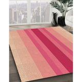 Brown/Pink 0.35 in Indoor Area Rug - East Urban Home Ombre Wool Brown/Beige/Pink Area Rug Wool | 0.35 D in | Wayfair
