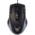 L33T ZL009 Gaming Maus, 12000 DPI PC Maus mit RGB Beleuchtung, 11 Programmierbare Tasten/Feuer Tasten, Optischer Sensor Wired Gaming Mouse Maus für pro Gamer (Schwarz)