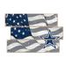 Dallas Cowboys 3-Plank Team Flag