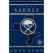 Buffalo Sabres 17'' x 26'' Team Coordinates Sign