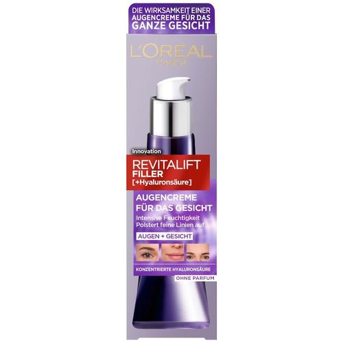 L’Oréal Paris - Revitalift Filler Anti-Aging Hyaluron für das Gesicht Augencreme 30 ml Damen