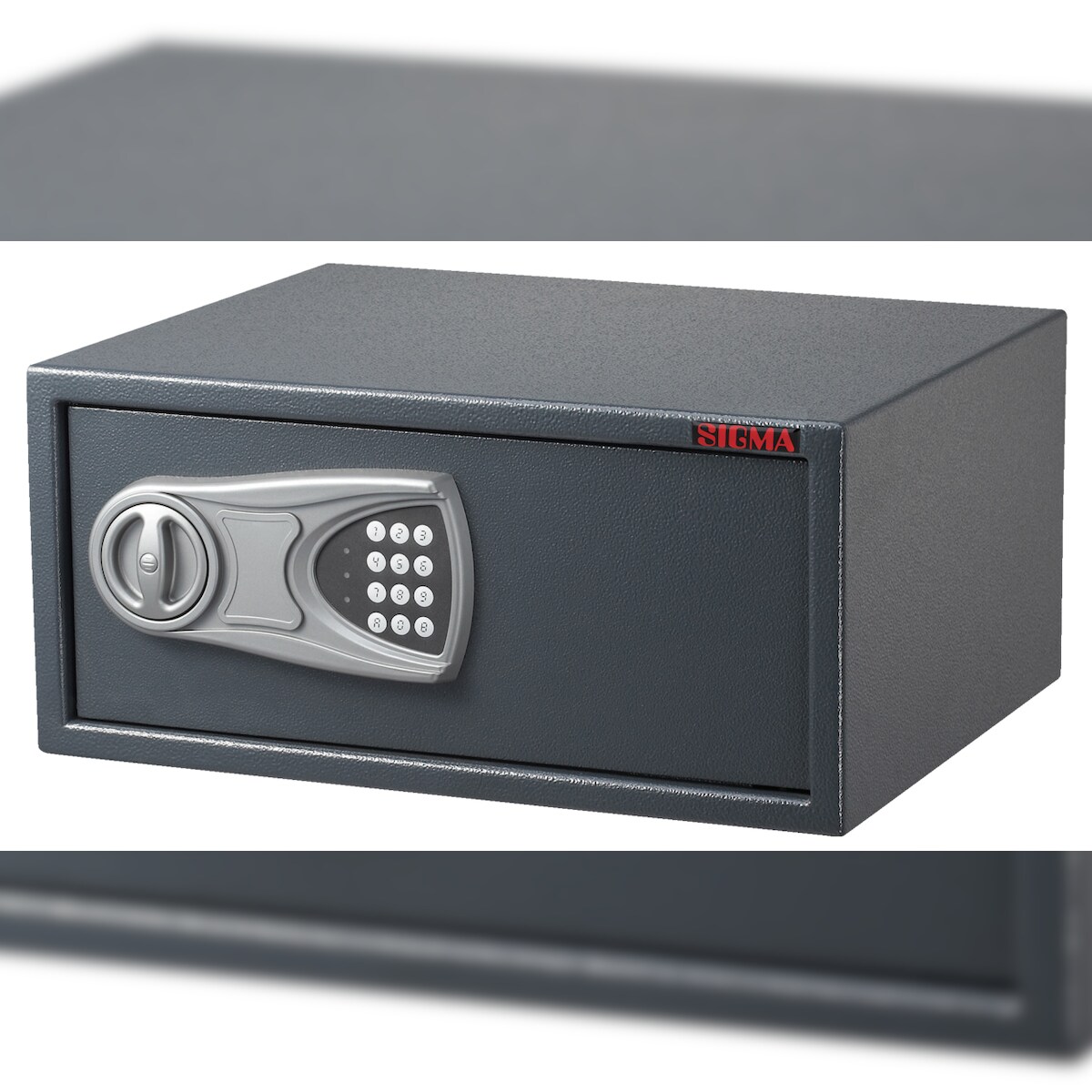 SIGMA elektronischer Tresor KSF5035, 77 x 50 x 20 cm, 12 kg, elektronisch, grau Image