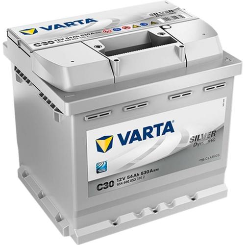 C30 Silver Dynamic 54Ah Autobatterie 12V 530A Starterbatterie 554 400 053 – Varta