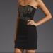Free People Dresses | Free People Strapless Beaded Black Bodycon Dress | Color: Black | Size: Xs