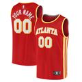 Men's Fanatics Branded Red Atlanta Hawks Fast Break Replica Custom Jersey - Icon Edition