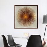 East Urban Home 'Bronze Sunburst I' by Abby Young - Graphic Art Print, Wood in Gray | 37 H x 37 W x 1.5 D in | Wayfair