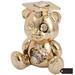 Matashi Crystal Graduation Bear w/ Crystals Figurine Metal in Yellow | 2.75 H x 2 W x 2 D in | Wayfair MTW13584G