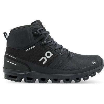 ON Damen Wanderschuhe "Cloudrock Waterproof", Größe 42 in Schwarz