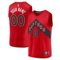 Men's Fanatics Branded Red Toronto Raptors Fast Break Replica Custom Jersey - Icon Edition