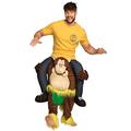 Boland 88115 - Kostüm Funny Monkey, Lustiger Affe, Einheitsgröße für Erwachsene, Unisex, Plüschkostüm, Affenkostüm, Karneval, Fasching, Fastnacht, Mottoparty