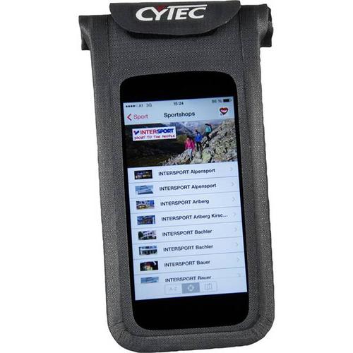 CYTEC Smartphonetasche, Größe L in Grau/Transparent