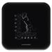 Black Spelman College Jaguars Fast Charging Glass Wireless Charge Pad