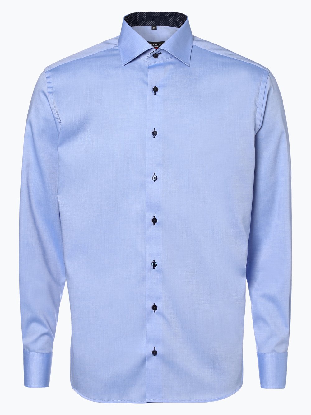 Eterna Modern Fit Hemd Bügelfrei Herren Modern Fit Baumwolle hellblau, 45 Image