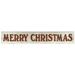The Holiday Aisle® Merry Christmas Wood Wall Sign Wood in Brown | 7.5 H x 47.2 W x 1.2 D in | Wayfair 3053E7A58BA9430A88393219B560488E
