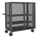 Durham Manufacturing Security Mesh Truck Metal in Gray | 56.43 H x 66.5 W x 32 D in | Wayfair HTL-3060-DD-2AS-95