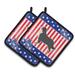 Trinx Patriotic USA Bernese Mountain Dog Potholder Polyester in Blue/Gray/Red | 7.5 W in | Wayfair 2AE8A22C36B9498BA687C128F8CF3A4C