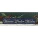 The Holiday Aisle® Warm Winter Wishes Wood Block Sign Wood in Brown | 3.9 H x 1.5 W x 20 D in | Wayfair 8295EC9D6BD64E42B2A379AA29C24436