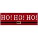 The Holiday Aisle® Ho Ho Ho Santa Wall Sign Metal | 9.1 H x 0.6 W x 27.6 D in | Wayfair 502C6F16ECFF48BA8E39556258361D24