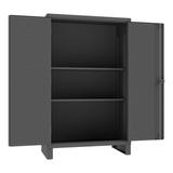 WFX Utility™ Furness 78" H x 48.19" W x 24.06" D Storage Cabinet, Wood in Gray | 78 H x 48.19 W x 24.06 D in | Wayfair