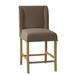 Fairfield Chair Dora Counter & Bar Stool Wood/Upholstered in Brown | 42 H x 20.5 W x 25 D in | Wayfair 6018-C7_8794 70_Hazelnut