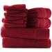 Latitude Run® Danni-Lee Ultra Soft & Absorbent 10 Piece 100% Cotton Towel Set in Red/Brown | 27 W in | Wayfair 46B28F858C97451CB4DDD0EEA826F1C4