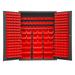 WFX Utility™ Lisianthus 78" H x 60.13" W x 24" D Bin Cabinet, Wood in Red | 78 H x 60.13 W x 24 D in | Wayfair F4E2BC32CB2E4A55B159D9DC11ABA342