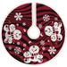 South Carolina Gamecocks Snowman Sherpa Christmas Tree Skirt