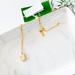 Kate Spade Jewelry | Last Onekate Spade Initial Pendant Necklace - U | Color: Gold/White | Size: U