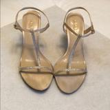 Ralph Lauren Shoes | Gold Ralph Lauren Strappy Heels | Color: Gold | Size: 9.5