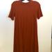 American Eagle Outfitters Dresses | American Eagle Outfitters Ribbed Dress Size Xs | Color: Brown/Red/Tan | Size: Xs