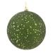 Vickerman 572597 - 4.75" Moss Green Sequin Ball Christmas Tree Ornament (4 pack) (N591264DQ)